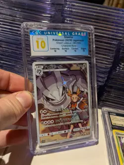 (POP 49) CGC 10 PERFECT Steelix Japanese Dream League 060/049 Holo Pokemon Card - Image 2