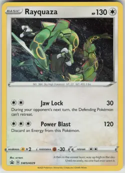 Pokemon Rayquaza - Promo SWSH: Sword & Shield Promo Cards SWSH029 NM - Image 1