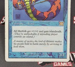 MTG Lord of Atlantis- DAMAGED -6th Edition Magic the Gathering Card #079 - Image 4