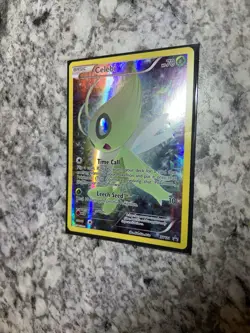Pokemon TCG Mythical Celebi XY111 Full Art Black Star Promo Promo Card - LP - Image 3