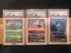 Sequential 151 Set PSA 10 VenusaurCharizardBlastoise ex SV2a JP Pokemon Card 151 - Image 1