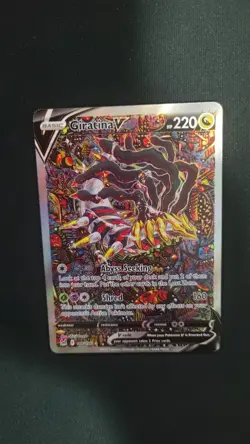 Pokemon Giratina V 186/196 Lost Origin Alt Art Ultra Rare SWSH TCG Card - Image 3
