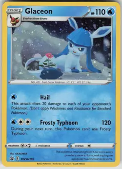 Pokemon Glaceon Holo Promo SWSH: Sword & Shield Promo Cards SWSH192 NM Cosmos - Image 1