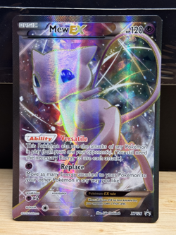 Mew EX XY126 Full Art Holo Textured Promo Black Star Nintendo Pokemon Card - Image 1
