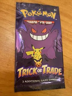 Unopened Pokemon Trick Or Trade 3 Pack Game Cards 2022 - Image 1