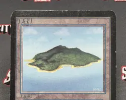 MTG Island (A)- DAMAGED -Alpha Magic the Gathering Card #289 - Image 3