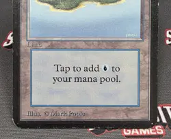 MTG Island (A)- DAMAGED -Alpha Magic the Gathering Card #289 - Image 4