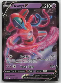 Pokemon Deoxys V Promo SWSH: Sword & Shield Promo Cards SWSH266 NM - Image 1