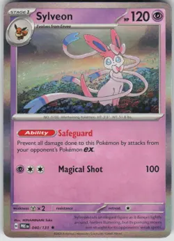 Pokemon Sylveon - (Cosmos Holo) Rare Miscellaneous Cards & Products 040/131 NM - Image 1