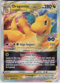 Pokemon Dragonite VSTAR Holo Promo SWSH: Sword & Shield Promo Cards SWSH236 NM - Image 1