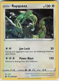 Pokemon Rayquaza - Promo SWSH: Sword & Shield Promo Cards SWSH029 NM - Image 1