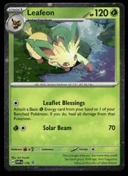 Leafeon - (Cosmos Holo) SV: Scarlet & Violet Promo Cards 170 Holo NM - Image 1