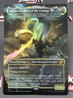 MTG FOIL Illuna, Apex of Wishes- DAMAGED -Ikoria: Lair of Behemoths Magic Card - Image 1