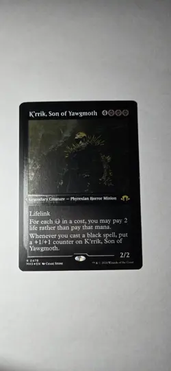 K'rrik, Son of Yawgmoth (Foil Etched) [Modern Horizons 3] NM MTG - Image 1