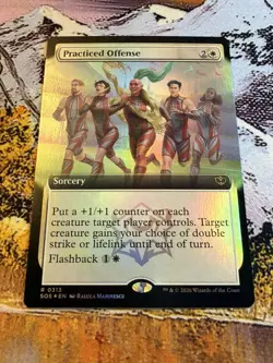 Practiced Offense - Foil - Extended Art Secrets of Strixhaven MTG - Image 3