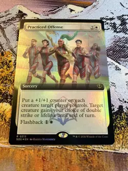 Practiced Offense - Foil - Extended Art Secrets of Strixhaven MTG - Image 4