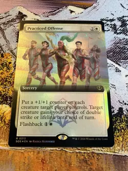 Practiced Offense - Foil - Extended Art Secrets of Strixhaven MTG - Image 5