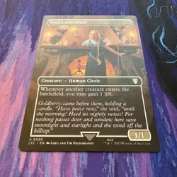 Soul's Attendant MINT Borderless 520 LTC Commander MTG Uncommon Unplayed Reg NM - Image 2