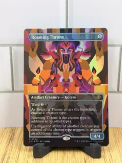 Roaming Throne (Borderless) [LCI - 344] - NM [Foil] TCG MTG - Image 1