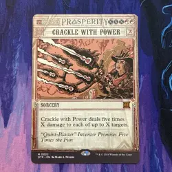 Crackle with Power MINT 22 Thunder Junction Breaking News OTP MTG Unplayed Reg - Image 1