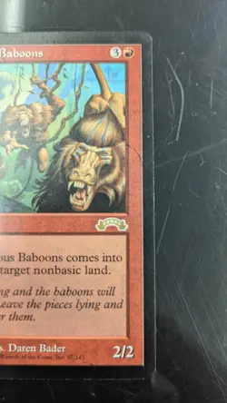 Ravenous Baboons Exodus Regular rare magic card - Image 2