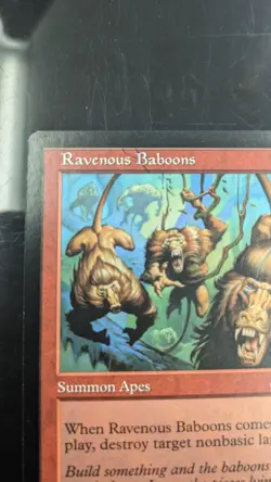Ravenous Baboons Exodus Regular rare magic card - Image 3