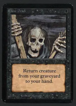 ***Alpha Raise Dead*** MTG Alpha Magic Kid Icarus - Image 1