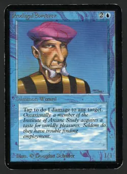 ***Alpha Prodigal Sorcerer*** MTG Alpha Magic Kid Icarus - Image 1