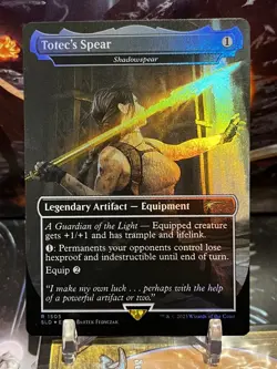 MTG | Shadowspear (Totec's Spear) ✨FOIL✨ [Secret Lair Tomb Raider] - Image 1