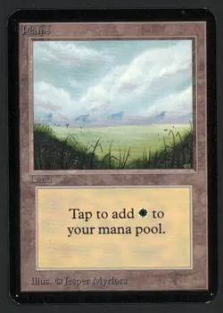 ***Alpha Plains No Trees*** MTG Alpha Magic Kid Icarus - Image 1