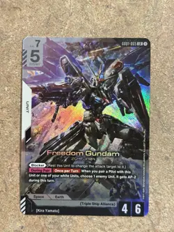 Freedom Gundam (GD01-065) (NM) - Gundam Card Game - Newtype Rising (ENG) - Image 1