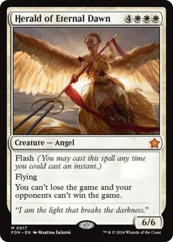 Herald of Eternal Dawn (0017) - Foundations - Mythic Rare - Image 1