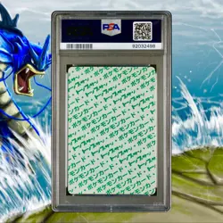 1997 POKEMON JAPANESE TOPSUN #130 GYARADOS GREEN BACK PSA 9 - Image 2