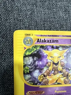Pokemon Card Alakazam Non Holo 33/165 Rare Expedition Base Set (2002) - Image 2