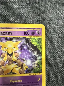 Pokemon Card Alakazam Non Holo 33/165 Rare Expedition Base Set (2002) - Image 3