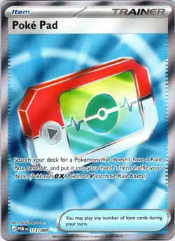 Poke Pad 113/088 Ultra Rare Perfect Order Pokemon Holo Near Mint - Image 1