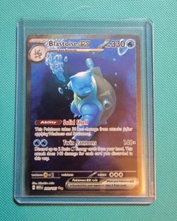Pokemon Blastoise ex 200/165 SV 151 Full Art Holo Ultra Rare EN 330HP - Image 1