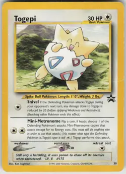 Pokemon Togepi Promo WoTC Promo 30/53 LP - Image 1