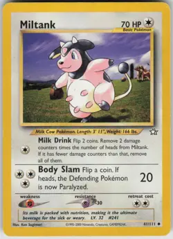 Pokemon Miltank Uncommon Neo Genesis 041/111 LP - Image 1