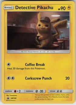 Pokemon Detective Pikachu - Promo SM Promos SM190 NM - Image 1