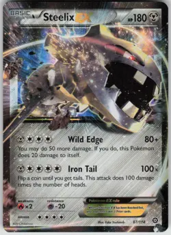 Pokemon Steelix EX Ultra Rare XY - Steam Siege 67/114 NM - Image 1