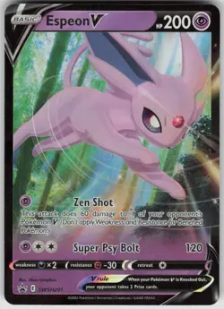 Pokemon Espeon V Promo SWSH: Sword & Shield Promo Cards SWSH201 NM - Image 1