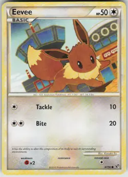 Pokemon Eevee (47) Common Undaunted 47/90 LP - Image 1