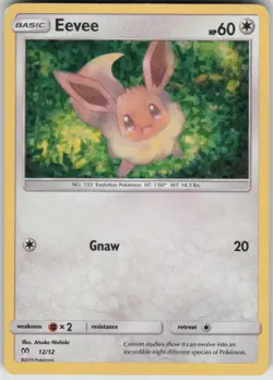 Pokemon Eevee - 12/12 Promo McDonald's Promos 2019 012/012 LP - Image 1
