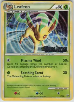 Pokemon Leafeon - (Prerelease) Promo HGSS Promos 17/90 NM - Image 1