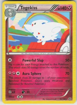 Pokemon Togekiss (45) Rare XY - Roaring Skies 45/108 LP - Image 1
