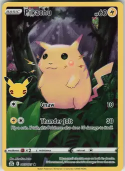 Pokemon Pikachu Holo Rare Celebrations 005/025 LP - Image 1