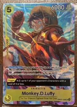 Sealed One Piece OP12 Lot Of 5 Promo Cards From Illustration Set & Treasure Set - Image 4