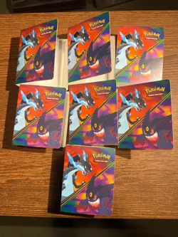 Pokemon TCG: Mini Portfolio Phantasmal Flames lot of 7 - Image 1