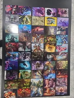 Lot Of 50 Art MAGIC THE GATHERING CARDS - Image 1